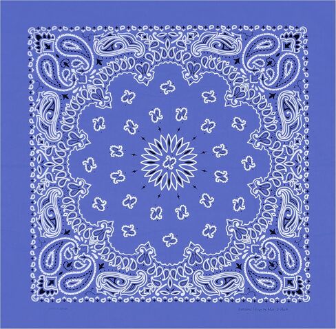 Mato & Hash Large Bandanas 27 x 27 | Versatile Biker Rags | Classic Paisley Bandana Pattern in Saudi Arabia