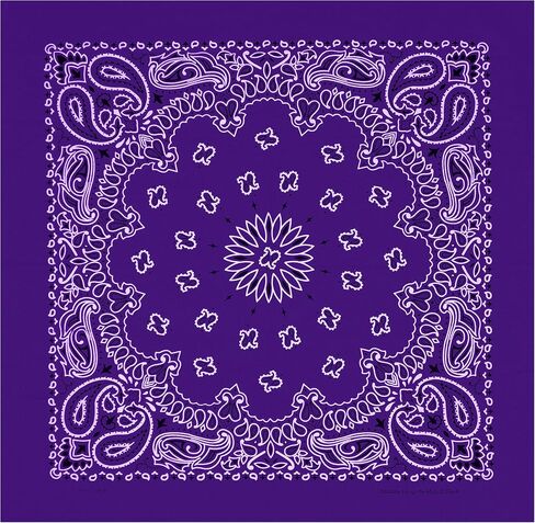 Mato & Hash Large Bandanas 27 x 27 | Versatile Biker Rags | Classic Paisley Bandana Pattern in Saudi Arabia