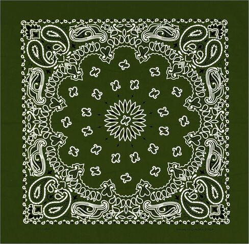 Mato & Hash Large Bandanas 27 x 27 | Versatile Biker Rags | Classic Paisley Bandana Pattern in Saudi Arabia
