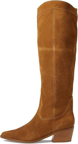 Nine West Women's ORECE Knee High Boot, Cognac, 8.5 in Saudi Arabia
