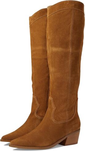 Nine West Women's ORECE Knee High Boot, Cognac, 8.5 in Saudi Arabia