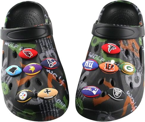 في اي كيو دبليو واي اي سي 25 قطعة من حلي تزيين احذية سنجر للاحذية كلوج، مع 50 قطعة/25 قطعة من ملصقات موسيقى تي اس للمراهقات، 32 قطعة من حلي حذاء كرة القدم مع ملصقات للاولاد in Kuwait