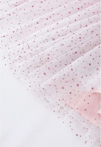 CHICWISH Women's Purple/Burgundy/Pink Festive Sparkle Ombre Tulle Midi Skirt in Saudi Arabia