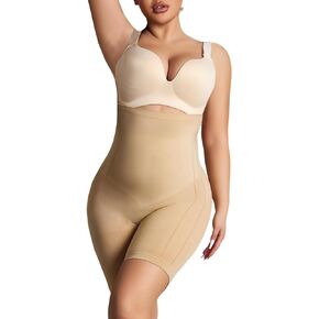 Suprenx Tummy Control Shapewear for Women High Waisted Body Shaper Shorts Butt Lifter Thigh Slimmer