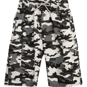 TONY HAWK Boys' Shorts - Basic Casual Pull On Stretch Fit Cargo Shorts (8-16) in Kuwait