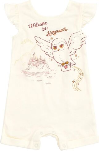 Harry Potter Hedwig Owl French Terry Romper and Headband Newborn to Toddler in Saudi Arabia