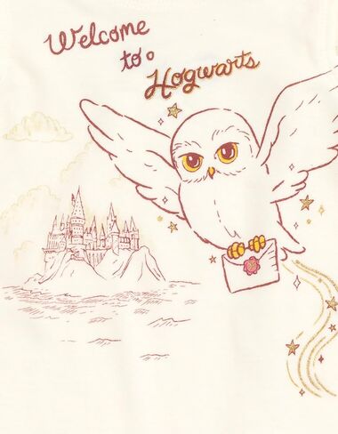 Harry Potter Hedwig Owl French Terry Romper and Headband Newborn to Toddler in Saudi Arabia