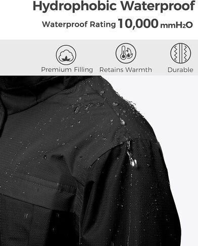 wantdo Boys' Waterproof Ski Jacket Warm Winter Jacket Coat with Removable Faux Fur Hood in Saudi Arabia