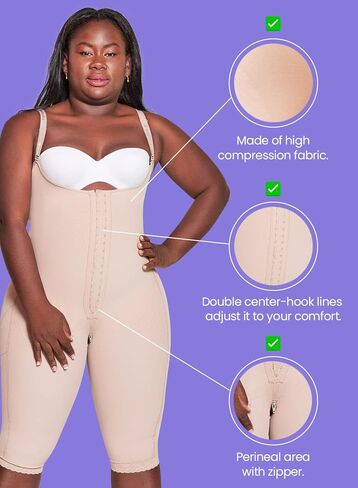 ملابس Fajitex Fajas كولومبية Reductoras y Mouldeadoras عالية الضغط بعد شفط الدهون بدلة كاملة 022811 in Kuwait