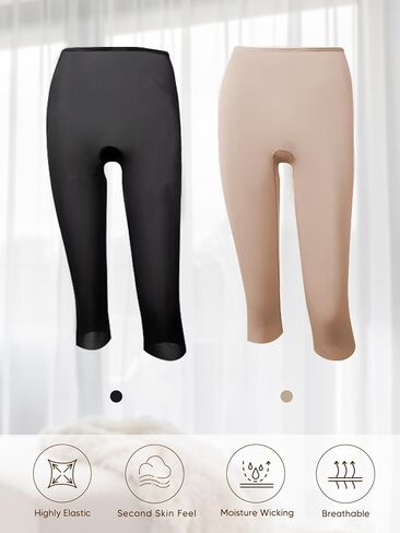 تاكوسون سروال ضيق كابري عالي الخصر لتشكيل الجسم للنساء بدون قدم للتحكم في البطن ونحيف الفخذ in Kuwait