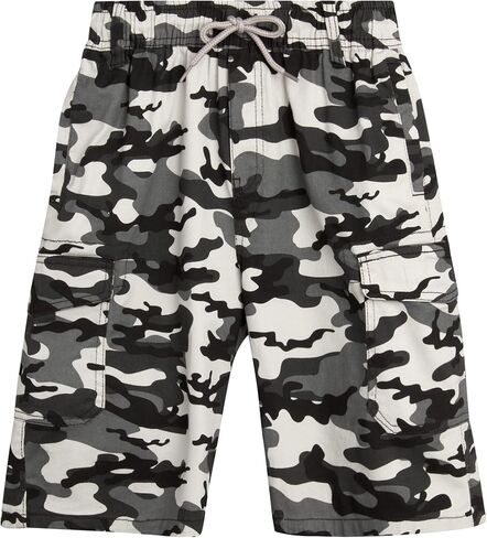 TONY HAWK Boys' Shorts - Basic Casual Pull On Stretch Fit Cargo Shorts (8-16) in Kuwait