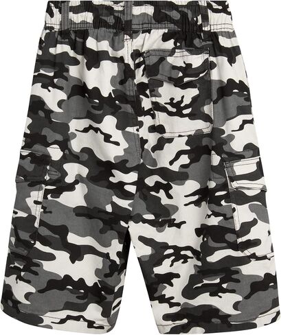 TONY HAWK Boys' Shorts - Basic Casual Pull On Stretch Fit Cargo Shorts (8-16) in Kuwait