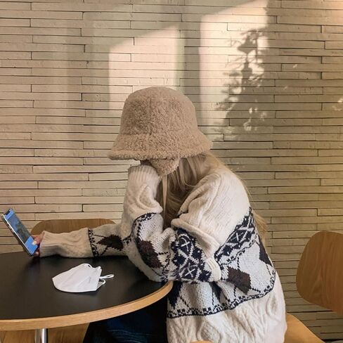 VIEWLAP قبعة دلو من الصوف الناعم 3 ألوان in Kuwait