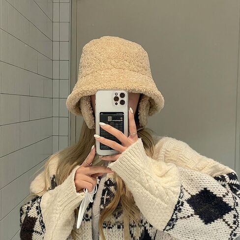 VIEWLAP قبعة دلو من الصوف الناعم 3 ألوان in Kuwait