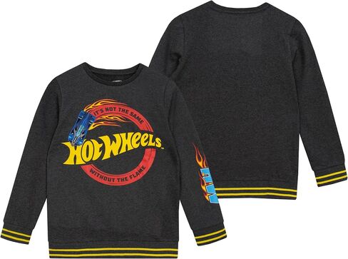 Hot Wheels Sweatshirt and Pants Set | Boys 2 Piece Outfit Set | Race Car Tracksuit For Kids | Ages 3 To 13 Years in Saudi Arabia