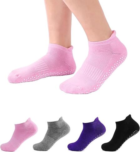 HYXITVCG Unisex Non Slip Grip Socks for Yoga,Hospital,Yoga Socks,Pilates Socks With Grips for Women,socks for women in Kuwait