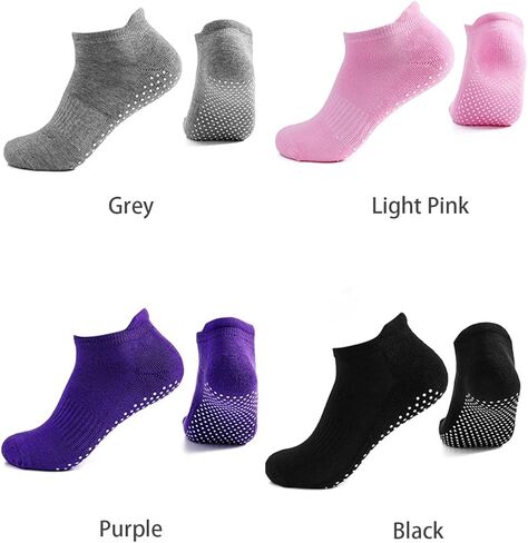 HYXITVCG Unisex Non Slip Grip Socks for Yoga,Hospital,Yoga Socks,Pilates Socks With Grips for Women,socks for women in Kuwait