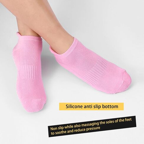 HYXITVCG Unisex Non Slip Grip Socks for Yoga,Hospital,Yoga Socks,Pilates Socks With Grips for Women,socks for women in Kuwait