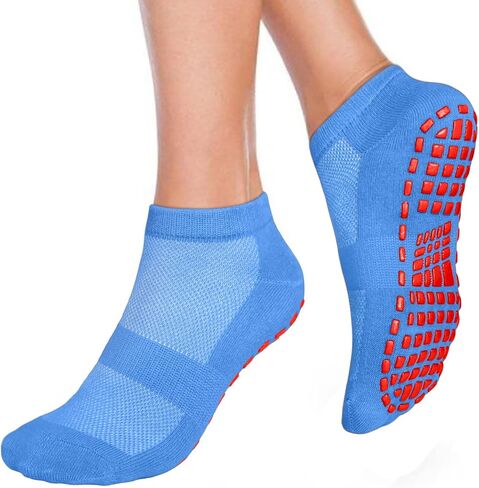 Habselikob Pilates Grip Socks Woman Yoga Socks Non Slip Socks for Pilates, Pure Barre, Hospital, Trampoline Christmas Gift in Saudi Arabia