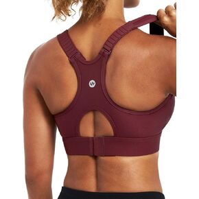 Ewedoos Sports Bras for Women High Support Racerback High Impact Padded Sports Bra Large Bust for Workout Running Yoga in Kuwait