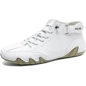 baobeijiadao Men's Beck Shoes Waterproof Non Slip High Top Chukka Boots Handmade Suede Caual Outdoor Sneakers in Kuwait