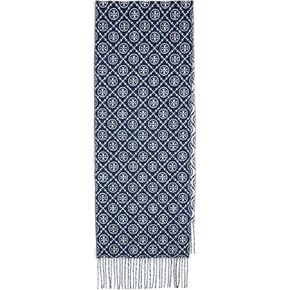 Tory Burch Women's Classic Large Monogram Oblong Scarf in Saudi Arabia
