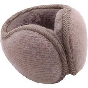 LerBen Unisex Knit Adjustable Wrap around Ear Muffs Winter Warm Fur Ear Warmers in Saudi Arabia