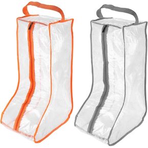 PATIKIL Boots Storage Bags, 2 Pack Boots Storage Bags, Waterproof Boots Protector Bag Tall Boots Organizer Bags for Travel Home, Black White in Saudi Arabia