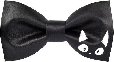 ربطات عنق رجالية من الحرير الساتان 100% من GUUNIEE ربطة عنق صلبة مربوطة مسبقًا - سلسلة حيوانات in Kuwait