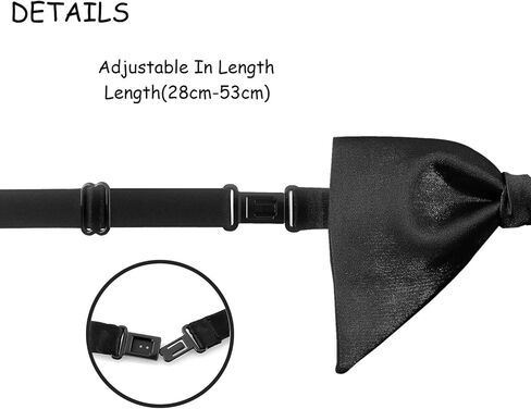GUUNIEE Mens Satin Silk Oversized Pre-tied Bowtie Handmade Formal Tuxedo Big Bow Ties in Kuwait