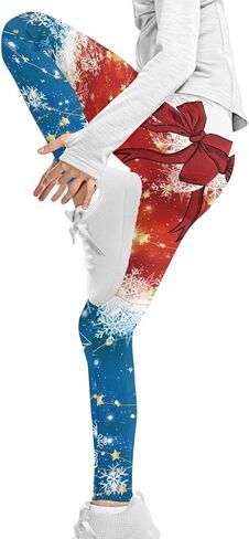 Wanyint Spiders Web Print Girls's Sport Legging Christmas Festival Decoration in Saudi Arabia