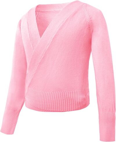 Phoeswan Kids Girl's Ballet Sweater Cardigan Ballet Warm Up Active Sweaters for Leotards in Kuwait