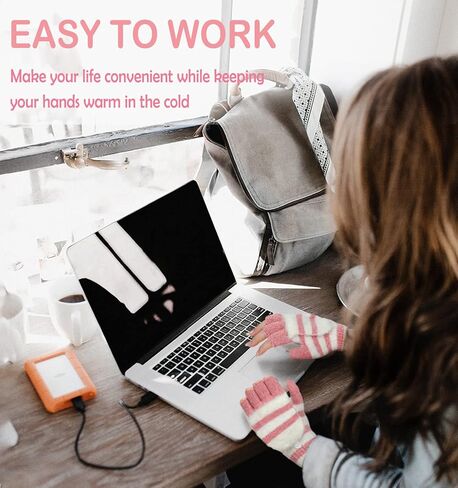 قفازات شتوية بدون أصابع من سانيريبل للنساء والرجال، قفازات محبوكة حرارية دافئة قابلة للتحويل للطقس البارد in Kuwait