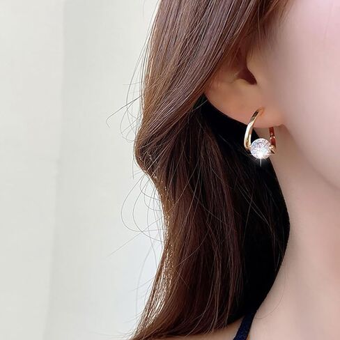 Halolux Lymphvity Germanium Earrings for Women Girls Lymphatic Drainage Earrings CZ Zircon Acupressure Earrings Atheniz Lymphatic Earrings Dainty Jewelry Gifts in Kuwait