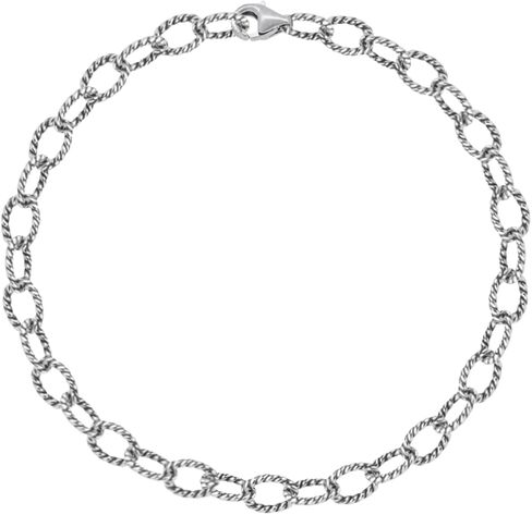 Savlano 925 Sterling Silver 9, 10 Inches Chain Anklet for Women & Girls Comes With a Gift Box in Kuwait