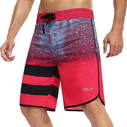 Nonwe Men's Swim Trunks Quick Dry Water Sports Beach Board Shorts with Liner in Kuwait