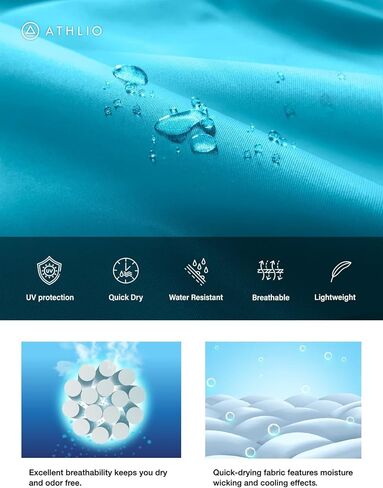 ATHLIO Men's 11 Inches Swim Trunks, Quick Dry Beach Board Shorts, Bathing Suits with Inner Mesh Lining and Pocket in Kuwait