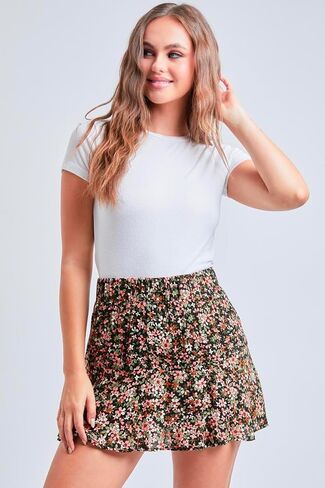 YMI Women's Dropped Tier Skort in Kuwait
