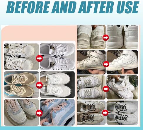 منظف الاحذية من فيزاليفت، مجموعة منظف الاحذية الرياضية، منظف الاحذية الرياضية مع فرشاة ومنشفة، مجموعة تنظيف الاحذية من الجلد السويدي in Kuwait