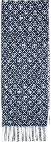 وشاح مستطيل كلاسيكي كبير الحجم للسيدات من Tory Burch in Saudi Arabia