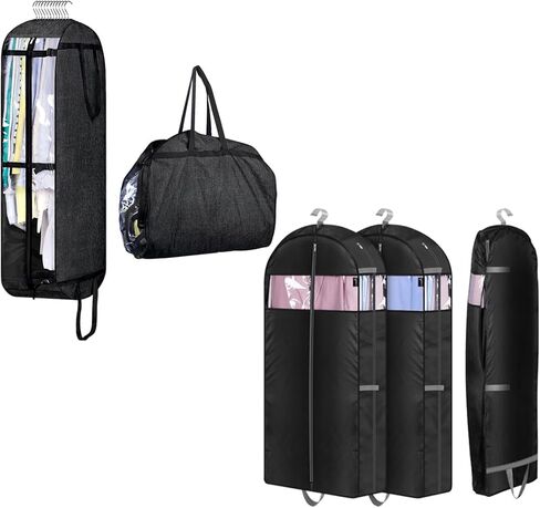 MISSLO 50“ Hanging Garment Bags Bundle with 3 Packs 43" Garment Bags in Kuwait