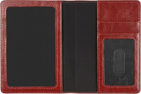 Cynure Leather Passport Cover CDC Vaccine Card Holder Combo Men & Women Travel Passport Case, rose gold in Kuwait