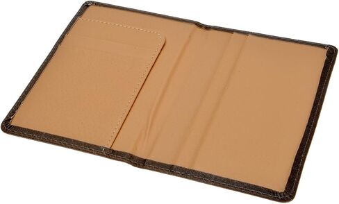 ZLYC Vintage Novelty PU Leather Travel Wallet Passport Holder Case Waterproof Cover, US National Flag in Saudi Arabia