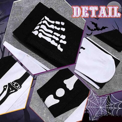 GRAEEN هالوين عالية الركبة Sockings الهيكل العظمي جوارب Spiderweb فوق جوارب طويلة الخفافيش تأثيري مهرجان جوارب الحفلات النساء in Kuwait