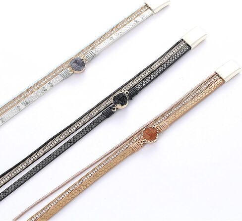 Long tiantian Bracelets for Women Trendy Boho Western Jewelry for Women Leather Wrap Stackable Cuff Bangle Bracelets for Women Pulseras para Mujer Valentine's Day Gifts for Women in Saudi Arabia