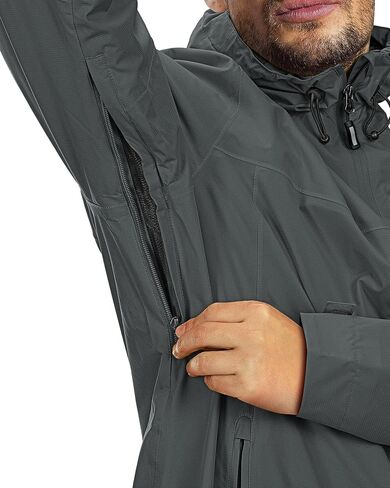 Outdoor Ventures Men's Packable Rain Jacket Waterproof Raincoat with Hood in Saudi Arabia