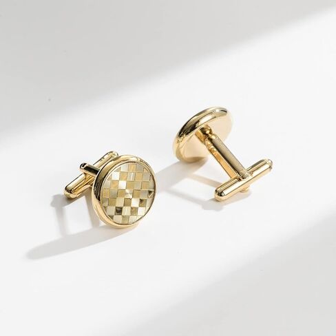 Wynameleri Cufflinks Set 6 Pairs for Men, Business Formal Shirts Buttons Cuff Link Packed in Case in Saudi Arabia