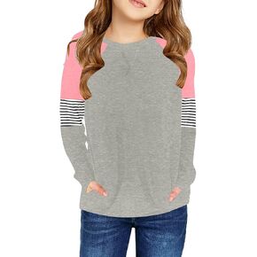 تيشيرت للفتيات من LookbookStore بأكمام طويلة، بلوفر، تي شيرت مقاس 4-13 in Kuwait