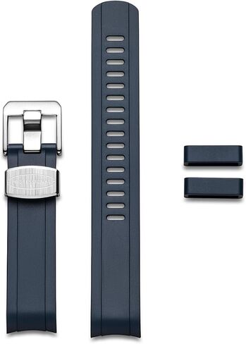 Crafter Blue CB13-GMT 20 مم حزام ساعة ذو نهاية منحنية حزام مطاطي بديل لـ Seiko MM200 GMT، SPB381، SPB383، SPB385، SBEJ009، SBEJ013، SBEJ011 in Kuwait