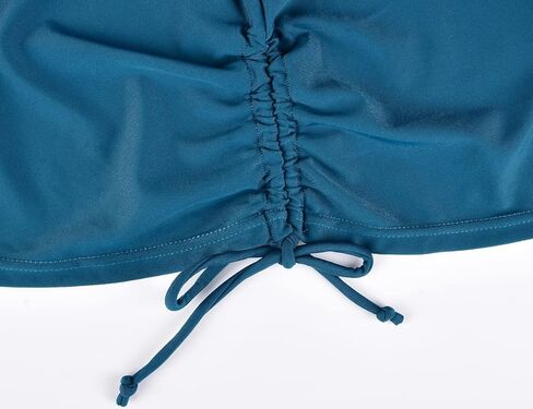 Mycoco Plus Size Two Piece Tankini Swimsuit for Women Athletic Bathing Suits High Neck Tankini Top with Shorts in Kuwait